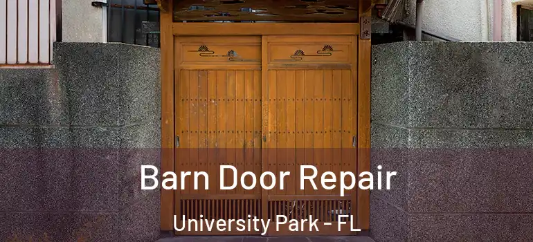  Barn Door Repair University Park - FL