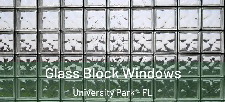  Glass Block Windows University Park - FL