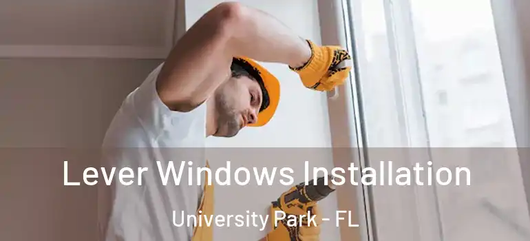  Lever Windows Installation University Park - FL