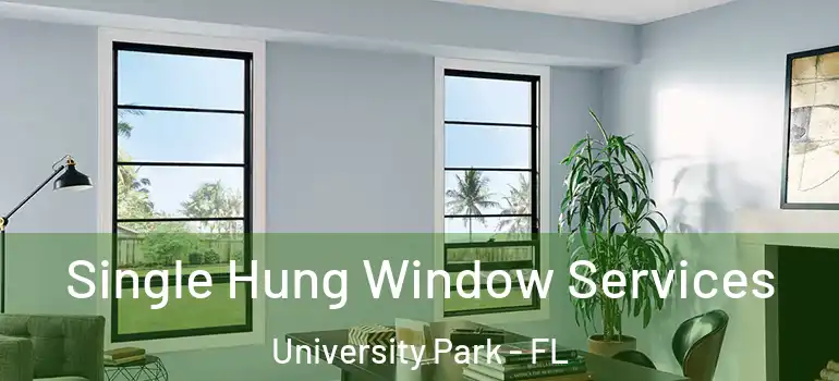  Single Hung Window Services University Park - FL