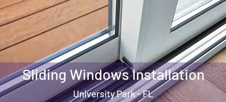  Sliding Windows Installation University Park - FL