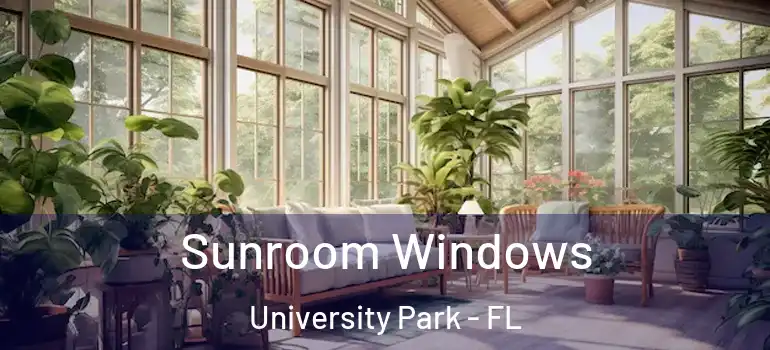  Sunroom Windows University Park - FL