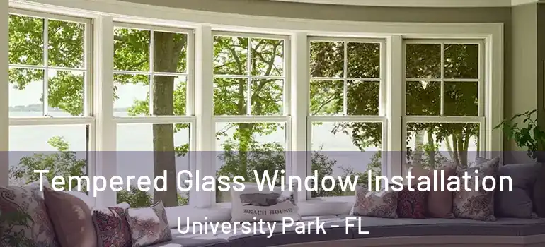  Tempered Glass Window Installation University Park - FL
