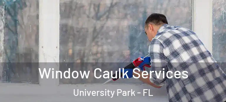  Window Caulk Services University Park - FL