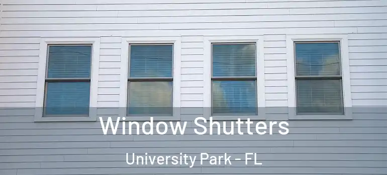  Window Shutters University Park - FL