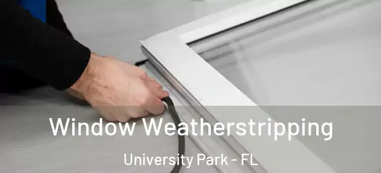  Window Weatherstripping University Park - FL